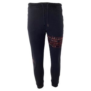 Thom Browne Lightweight Loopback Terry Mending Stitch Sweatpants in Navy Blue